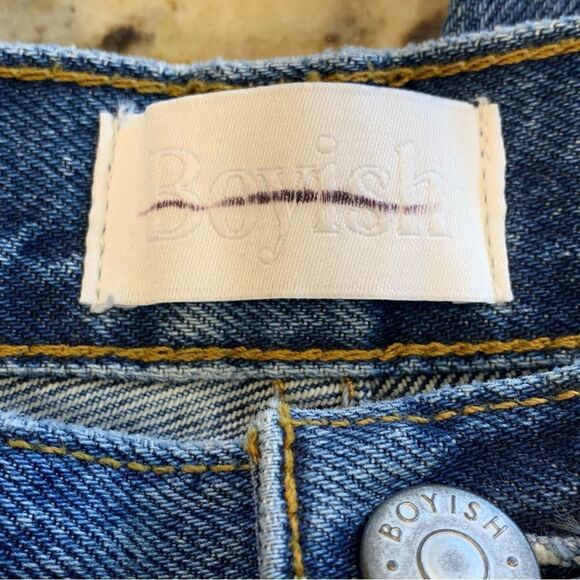 BOYISH BY HER High-Rise Jeans - Billy Style Size 24 - Picture 6 of 11